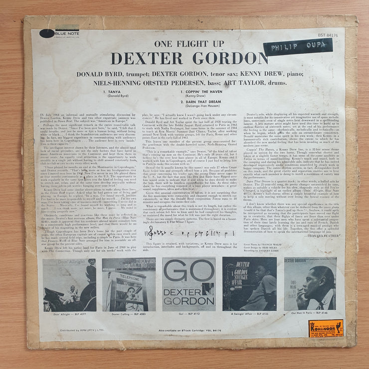 Dexter Gordon – One Flight Up  - Vinyl LP Record  - Good Quality (G) (goood)