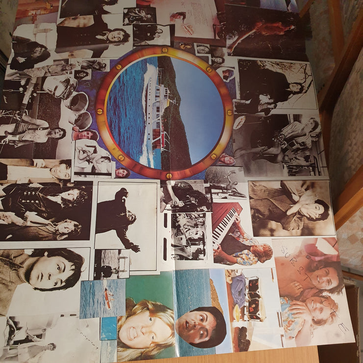 Wings (Paul McCartney) - London Town with Original Poster ‎- Vinyl LP Record - Very-Good+ Quality (VG+)