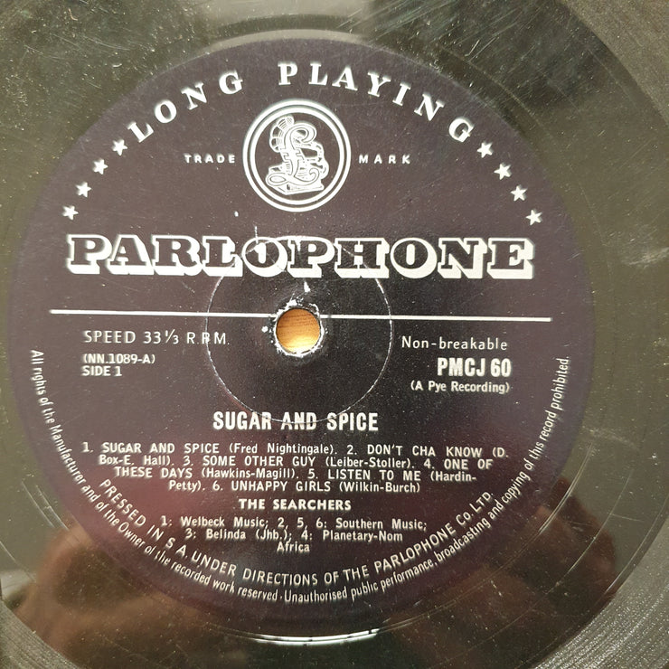 The Searchers – Sugar And Spice – Vinyl LP Record - Good+ Quality (G+) (gplus)