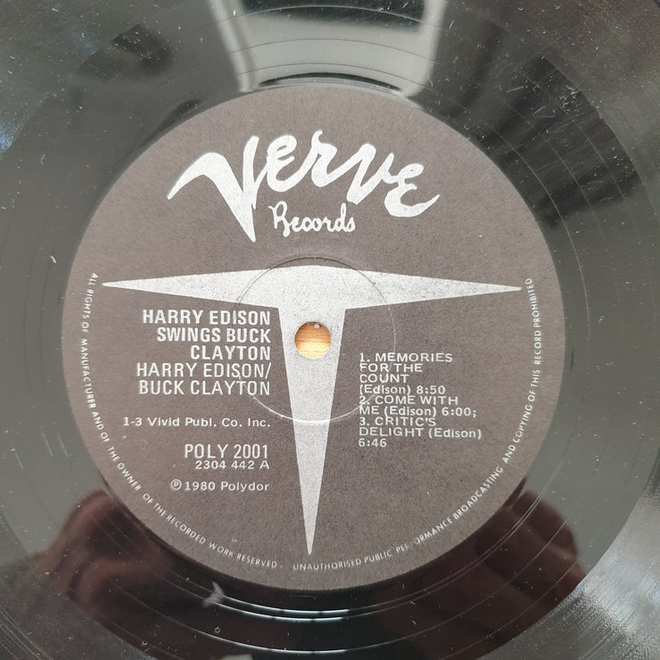 Harry Edison / Buck Clayton – Harry Edison Swings Buck Clayton (And Vice Versa) – Vinyl LP Record - Very-Good Quality (VG) (verry)