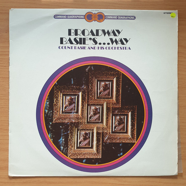 Count Basie And His Orchestra – Broadway Basie's...Way - Quadraphonic - Vinyl LP Record - Very-Good+ Quality (VG+)