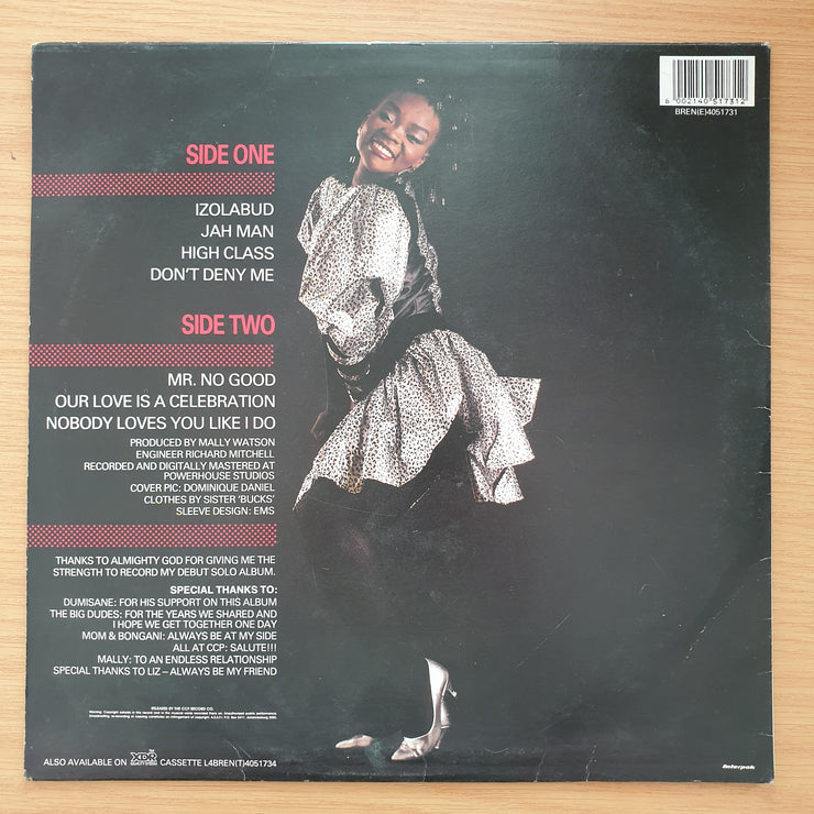 Brenda Fassie – Brenda - Vinyl LP Record - Very-Good+ Quality (VG+) (verygoodplus)