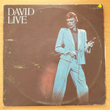 David Bowie – David Live – Double Vinyl LP Record - Very-Good Quality (VG) (verry)