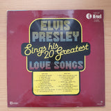 Elvis Presley - 20 Greatest Love Songs - Vinyl LP Record - Very-Good- Quality (VG-) (minus)