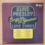 Elvis Presley - 20 Greatest Love Songs (Rhodesia Pressing) - Vinyl LP Record - Very-Good Quality (VG) (verry)