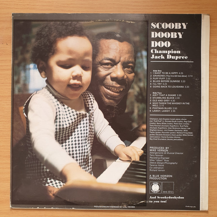 Champion Jack Dupree – Scoobydoobydoo - Vinyl LP Record - Very-Good+ Quality (VG+) (verygoodplus)
