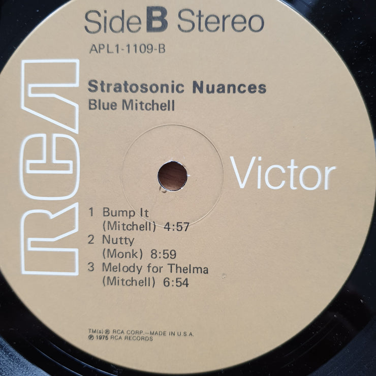 Blue Mitchell – Stratosonic Nuances -  Vinyl LP Record - Very-Good+ Quality (VG+)