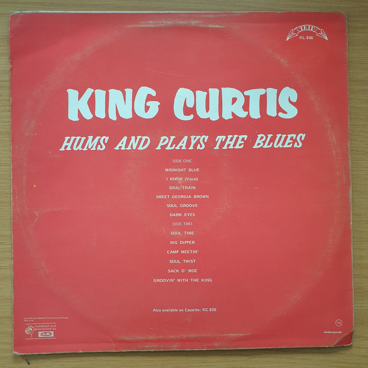 King Curtis Hums and Plays the Blues – Vinyl LP Record - Very-Good+ Quality (VG+)