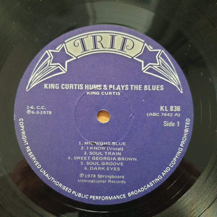 King Curtis Hums and Plays the Blues – Vinyl LP Record - Very-Good+ Quality (VG+)