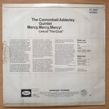 The Cannonball Adderley Quintet – Mercy, Mercy, Mercy! - Live At "The Club" – Vinyl LP Record - Very-Good+ Quality (VG+)