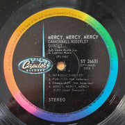 The Cannonball Adderley Quintet – Mercy, Mercy, Mercy! - Live At "The Club" – Vinyl LP Record - Very-Good+ Quality (VG+)