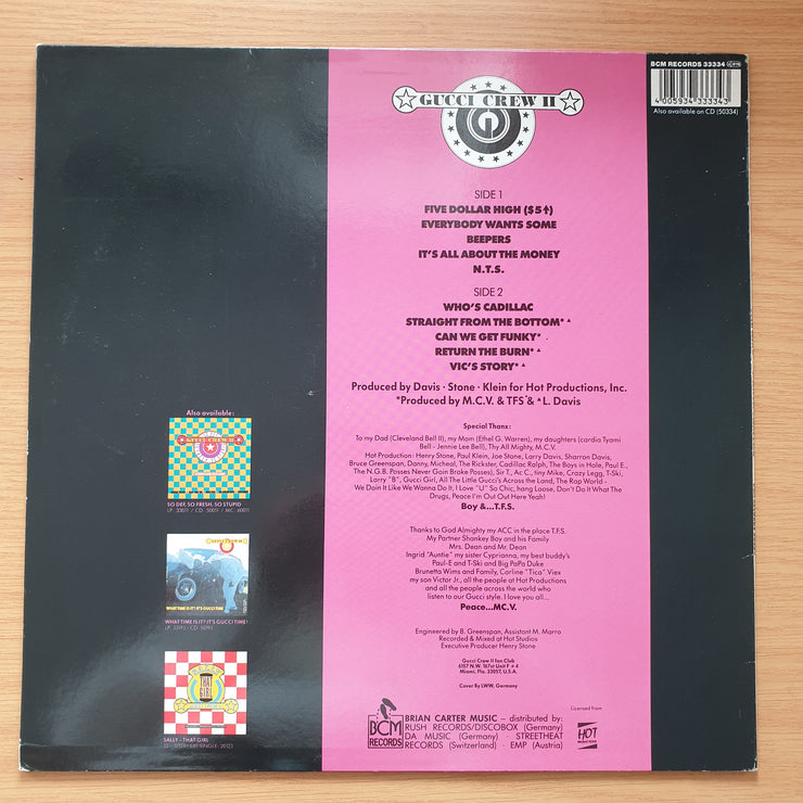 Gucci Crew II – Everybody Wants Some - Vinyl LP Record - Very-Good+ Quality (VG+)