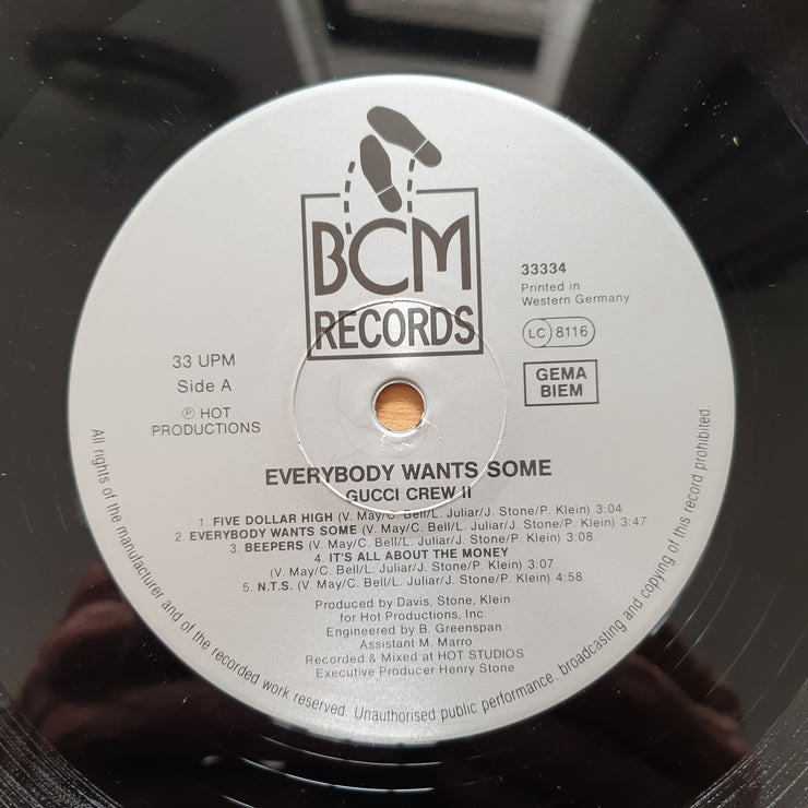 Gucci Crew II – Everybody Wants Some - Vinyl LP Record - Very-Good+ Quality (VG+)