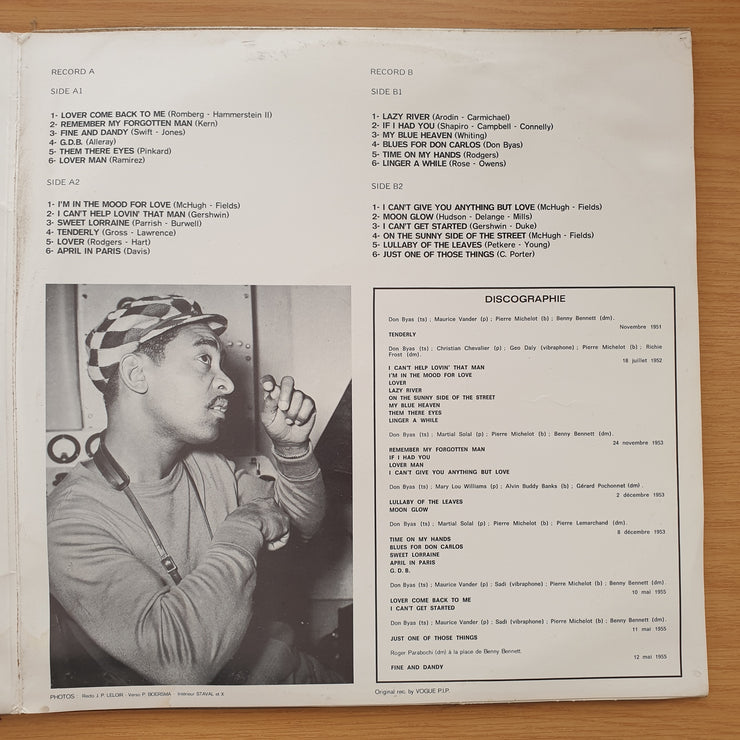 Don Byas – Memorial - Vinyl LP Record - Very-Good+ Quality (VG+)