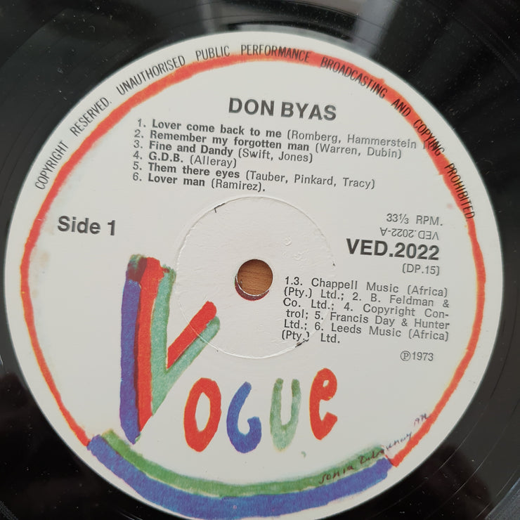 Don Byas – Memorial - Vinyl LP Record - Very-Good+ Quality (VG+)