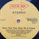 Budgie – Never Turn Your Back On A Friend - Vinyl LP Record - Very-Good Quality (VG)  (verry)