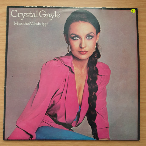 Crystal Gayle - Miss The Mississippi - Vinyl LP Record - Very-Good+ Quality (VG+)