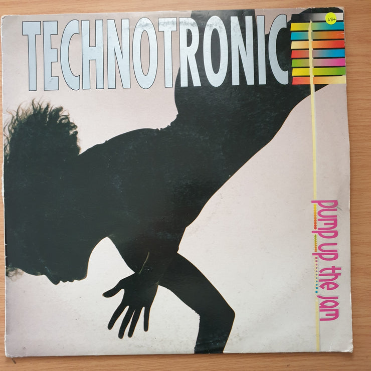 Technotronic ‎– Pump Up The Jam -  Vinyl LP Record - Very-Good+ Quality (VG+)