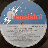 Technotronic ‎– Pump Up The Jam -  Vinyl LP Record - Very-Good+ Quality (VG+)