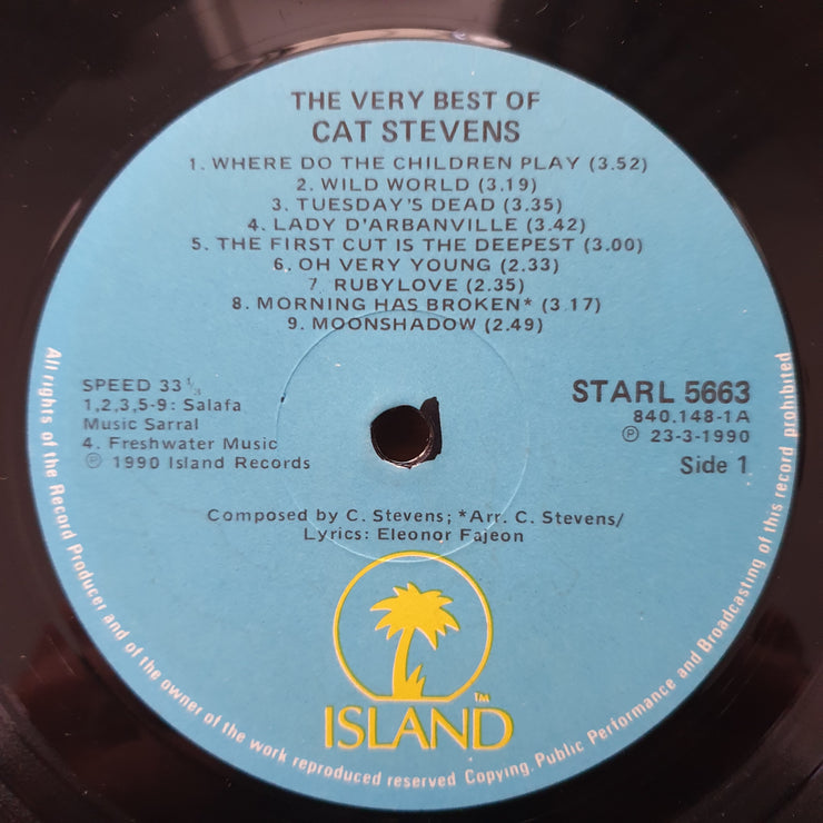 Cat Stevens - The Very Best of - Vinyl LP Record - Good+ Quality (G+) (gplus)