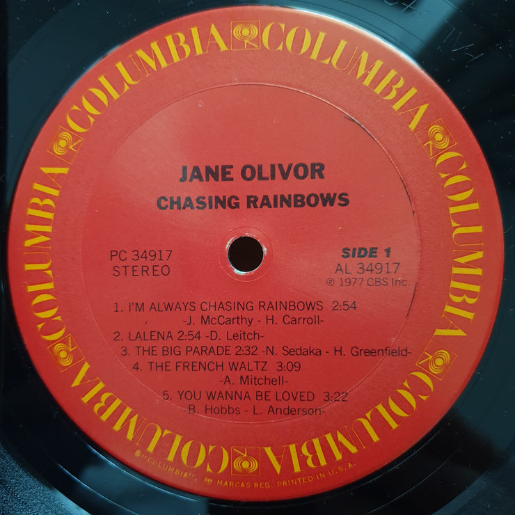 Jane Olivor – Chasing Rainbows - Vinyl LP Record - Very-Good+ Quality (VG+) (verygoodplus)