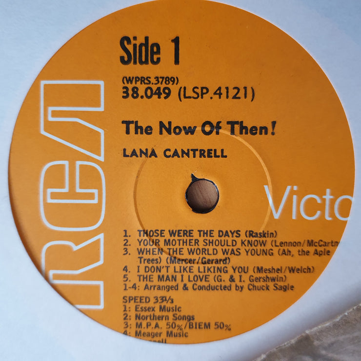 Lana Cantrell – The Now Of Then ! - Vinyl LP Record - Very-Good+ Quality (VG+) (verygoodplus)