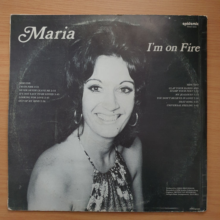 Maria – I'm On Fire - Vinyl LP Record  (VG+)