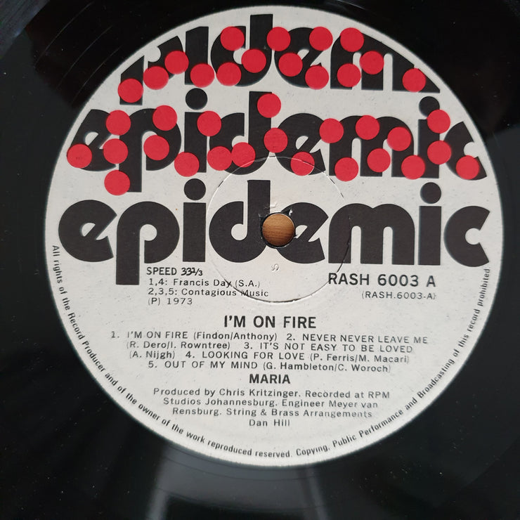 Maria – I'm On Fire - Vinyl LP Record  (VG+)