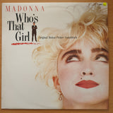 Madonna ‎– Who's That Girl (Original Motion Picture Soundtrack) - Vinyl LP Record - Very-Good+ Quality (VG+) (verygoodplus)