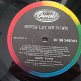 David Bowie ‎– Never Let Me Down - Vinyl LP Record - Very-Good+ Quality (VG+)