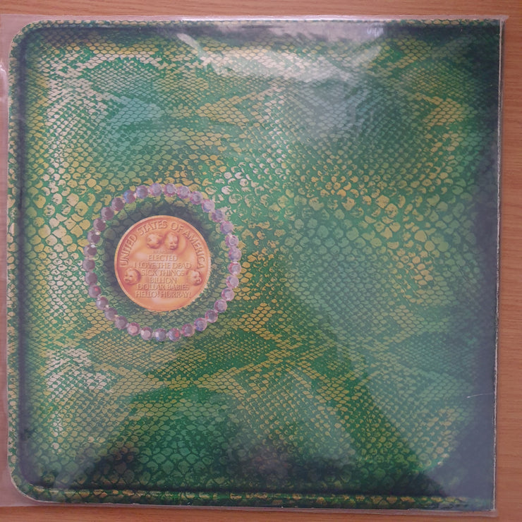Alice Cooper ‎– Billion Dollar Babies - With Dollar Bill, Original Lyrics Sheet and Band Poster - Vinyl LP Record - Very-Good+ Quality (VG+) (verygoodplus)