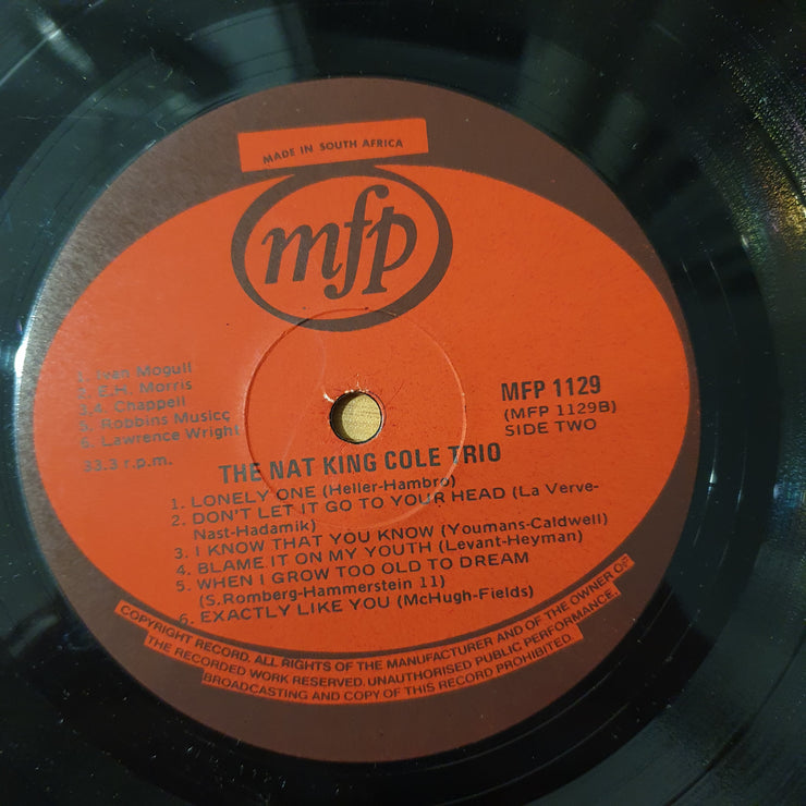 The Nat King Cole Trio – Nat King Cole Sings With The Nat King Cole Trio - Vinyl LP Record - Very-Good+ Quality (VG+) (verygoodplus)