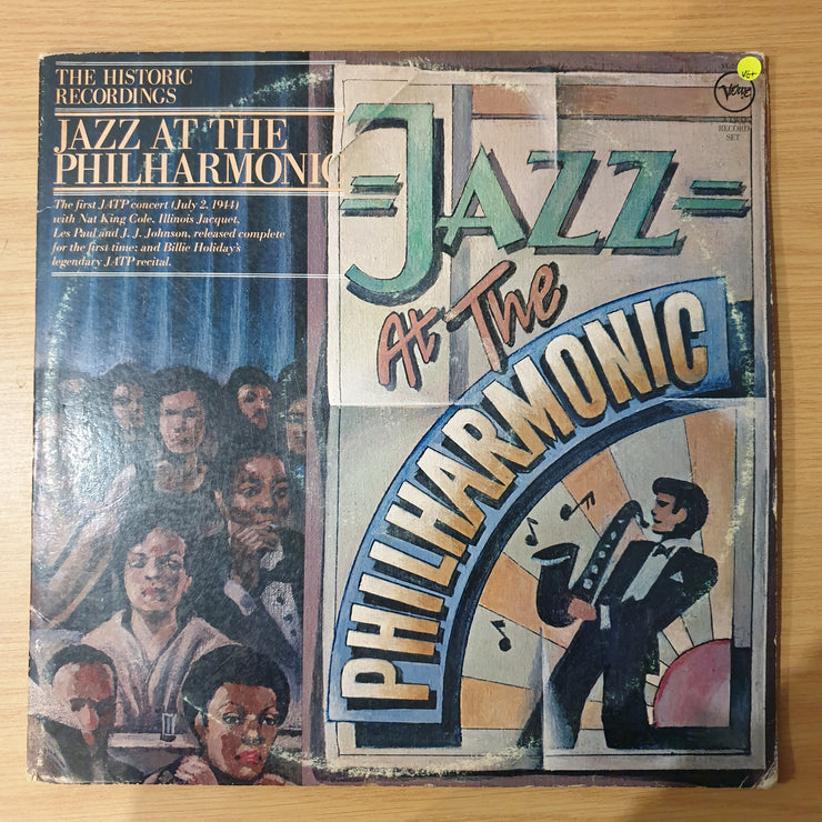 Jazz At The Philharmonic – The Historic Recordings - Double Vinyl LP Record - Very-Good+ Quality (VG+) (verygoodplus)