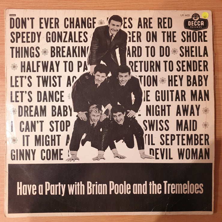Brian Poole & The Tremeloes – Have Party With - Vinyl LP Record - Vinyl LP Record - Very-Good Quality (VG)  (verry)