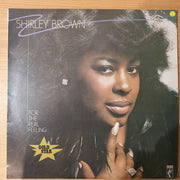 Shirley Brown – For The Real Feeling - Vinyl LP Record - Vinyl LP Record - Very-Good Quality (VG)  (verry)