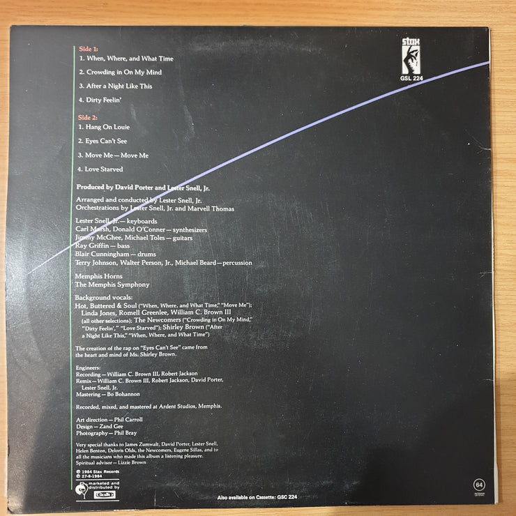 Shirley Brown – For The Real Feeling - Vinyl LP Record - Vinyl LP Record - Very-Good Quality (VG)  (verry)