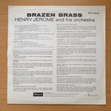 Henry Jerome And His Orchestra – Brazen Brass - Vinyl LP Record - Vinyl LP Record - Very-Good Quality (VG)  (verry)
