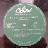Nat King Cole -  The Greatest Hits Of -  Vinyl LP Record - Very-Good Quality (VG)  (verry)