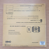 UB40 ‎– Signing Off - Vinyl LP Record - Very-Good+ Quality (VG+)