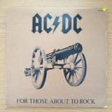 AC/DC – For Those About To Rock (We Salute You) -  Vinyl LP Record - Very-Good Quality (VG)  (verry)