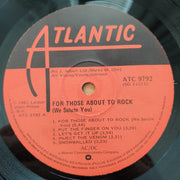 AC/DC – For Those About To Rock (We Salute You) -  Vinyl LP Record - Very-Good Quality (VG)  (verry)