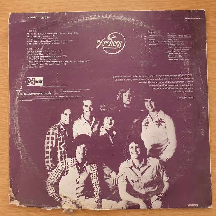 The Archers – Things We Deeply Feel -  Vinyl LP Record - Very-Good+ Quality (VG+)