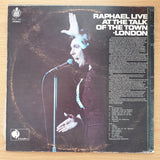 Raphael ‎– Live At The Talk Of The Town  – Vinyl LP Record - Very-Good+ Quality (VG+)