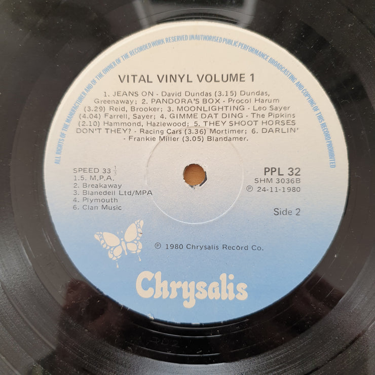 Vital Vinyl - Volume One - Original Artists -  Vinyl LP Record - Very-Good Quality (VG)  (verry)