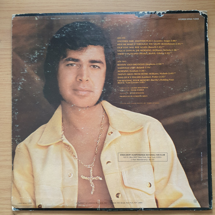 Engelbert Humperdinck – Another Time, Another Place - Vinyl LP Record - Very-Good+ Quality (VG+) (verygoodplus)