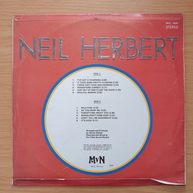 Neil Herbert - Neil Herbert - Vinyl LP Record - Very-Good+ Quality (VG+) (verygoodplus)