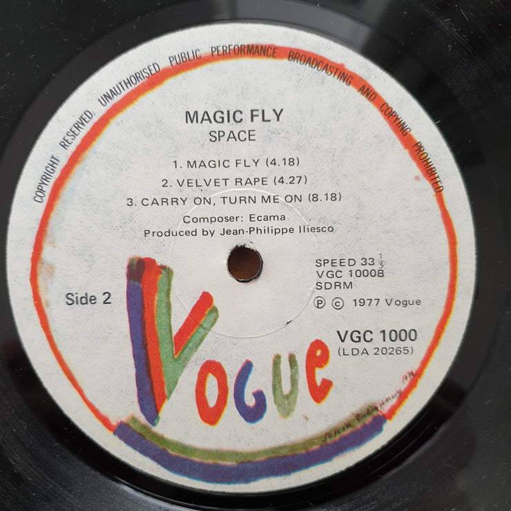 Space ‎– Magic Fly -  Vinyl LP Record - Very-Good+ Quality (VG+)