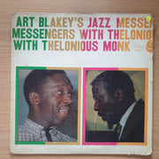 Art Blakey's Jazz Messengers With Thelonious Monk – Art Blakey's Jazz Messengers With Thelonious Monk  - Vinyl LP Record  - Good Quality (G) (goood)