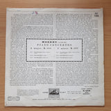 Solomon Cutner, Philharmonia Orchestra – Mozart Piano Concertos, A Major K.488, C Minor K.491 – Vinyl LP Record - Very-Good+ Quality (VG+) (verygoodplus)