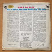 Back To Back - Duke Ellington And Johnny Hodges Play The Blues - Vinyl LP Record - Good+ Quality (G+) (gplus)